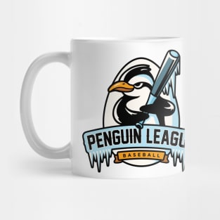 Penguin Baseball League Mug